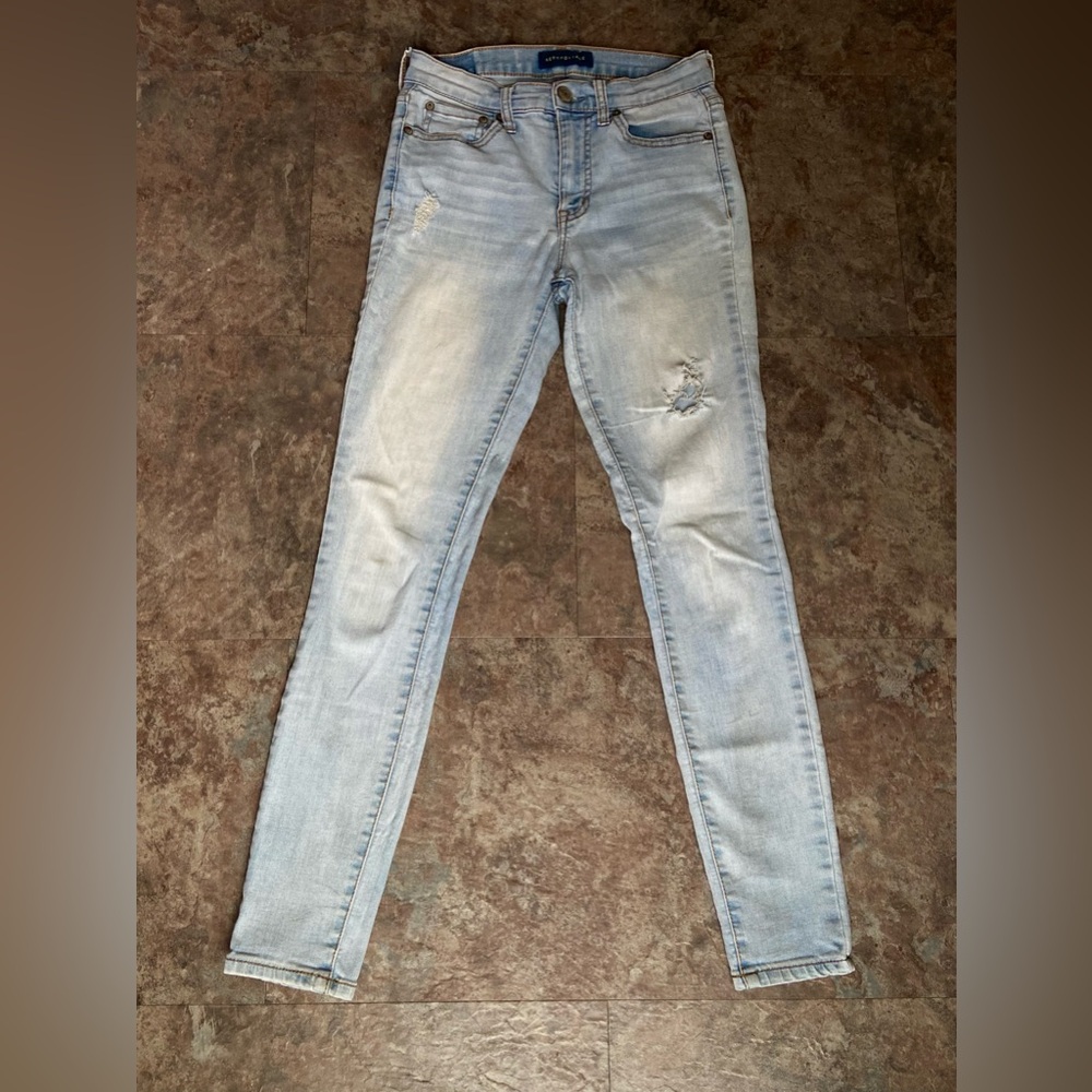 Aeropostale Light Blue Women's Skinny Jeans